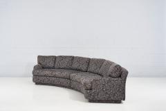 Milo Baughman Postmodern Curved Sectional Sofa 1980 - 2243533