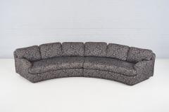 Milo Baughman Postmodern Curved Sectional Sofa 1980 - 2243534