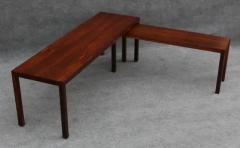 Milo Baughman Restored Milo Baughman for Thayer Coggin Rosewood Nesting Coffee Tables Benches - 3313827