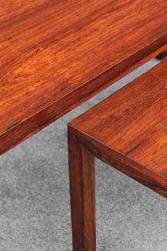 Milo Baughman Restored Milo Baughman for Thayer Coggin Rosewood Nesting Coffee Tables Benches - 3313835
