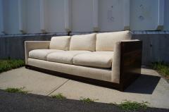 Milo Baughman Rosewood Three Seat Case Sofa by Milo Baughman for Forecast - 163671