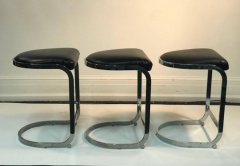 Milo Baughman Set of Six Milo Baughman Bar Stools - 859552