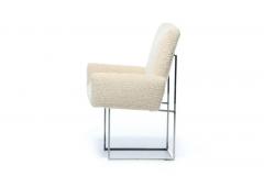 Milo Baughman Set of Twelve Milo Baughman for Thayer Coggin Dining Chairs in Lux Ivory Boucl  - 3059457