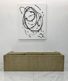 Milo Baughman Standard Tuxedo Sofa by Milo Baughman Thayer Coggin 1970s - 4004822