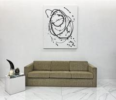 Milo Baughman Standard Tuxedo Sofa by Milo Baughman Thayer Coggin 1970s - 4004825