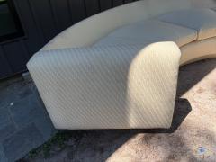 Milo Baughman Stunning Milo Baughman style Circular Curved Sofa Mid Century Modern - 4748533