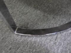 Milo Baughman Stunning Pair Milo Baughman style Barrel Back Chrome Lounge Chairs Mid Century - 1229117