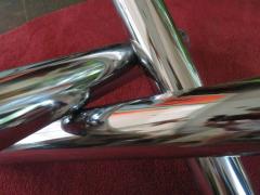 Milo Baughman Stunning Pair of Chrome Jax Coffee Tables Mid Century Modern - 1600880