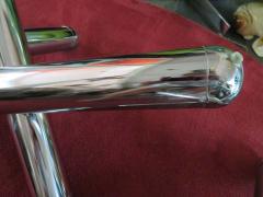 Milo Baughman Stunning Pair of Chrome Jax Coffee Tables Mid Century Modern - 1600881