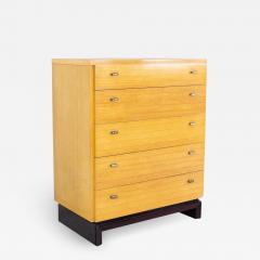 Milo Baughman Style American of Martinsville Mid Century Blonde Highboy Dresser - 2360695