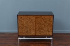 Milo Baughman Style Burl Cabinet or Dry Bar - 2822015