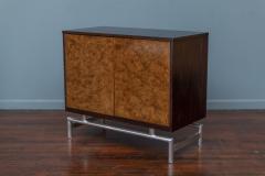 Milo Baughman Style Burl Cabinet or Dry Bar - 2822022