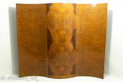 Milo Baughman Style Mid Century Burlwood Room Divider - 1873166