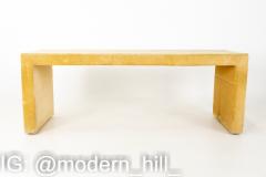 Milo Baughman Style Mid Century Upholstered Sofa Table Foyer Entry Console - 1871447