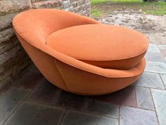 Milo Baughman Sumptuous Vintage Milo Baughman Satellite Chaise Circular Chair Mid Century - 4704699
