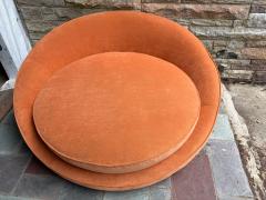 Milo Baughman Sumptuous Vintage Milo Baughman Satellite Chaise Circular Chair Mid Century - 4704711