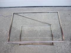 Milo Baughman Terrific Milo Baughman Chrome Z End Side Table Mid Century Modern - 1229051