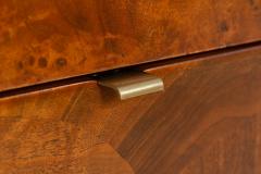 Milo Baughman Tomlinson Burl Walnut Credenza or Sideboard Brass Trim North Carolina 1960s - 4588006
