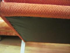 Milo Baughman Unusual Milo Baughman Orange Chrome Lounge Chair Mid Century Modern - 1200213