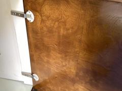 Milo Baughman Vintage Burl Wood Chrome Credenza by Milo Baughman Thayer Coggin Mid Century - 2618029