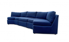 Milo Baughman Vintage Milo Baughman Attribution 3 Part Sectional Sofa Mid Century Modern - 2580829