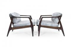 Milo Baughman Walnut Lounge Chairs by Milo Baughman for Thayer Coggin - 349957