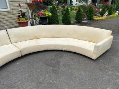 Milo Baughman Wonderful Milo Baughman Circular Sofa Sectional Plinth - 3983097