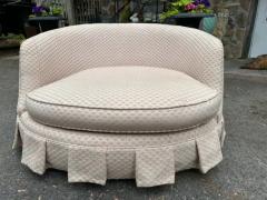 Milo Baughman Wonderful Milo Baughman Thayer Coggin Circular Round Swivel Lounge Chair - 3982998