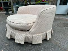 Milo Baughman Wonderful Milo Baughman Thayer Coggin Circular Round Swivel Lounge Chair - 3983002