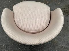 Milo Baughman Wonderful Milo Baughman Thayer Coggin Circular Round Swivel Lounge Chair - 3983079