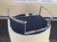 Milo Baughman Wonderful Pair of Milo Baughman Style Tufted Barrel Back Chrome Tub Chairs - 1360881