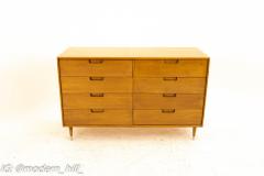 Milo Baughman for Drexel Todays Living Style Mid Century 8 Drawer Blonde Dresser - 3688381