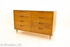 Milo Baughman for Drexel Todays Living Style Mid Century 8 Drawer Blonde Dresser - 3688383