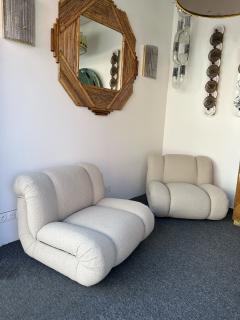 Mimo Padova Pair of Velasquez Slipper Chairs by Mimo Padova Italy 1970s - 4194229