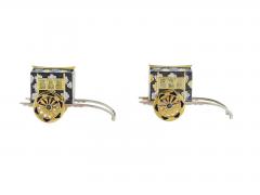 Mini Japanese Sterling Silver Salt Pepper Shakers Set - 4179299