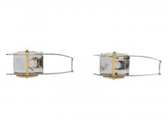 Mini Japanese Sterling Silver Salt Pepper Shakers Set - 4179304