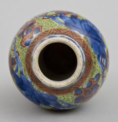 Miniature Chinese Qianlong Period Clobbered Vase Circa 1770 - 1619361