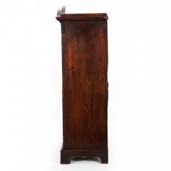 Miniature Doll Size French Provincial Stained Fruitwood Antique Armoire Cabinet - 4501431