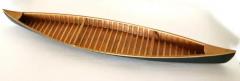 Miniature Model Wooden Canoe American Circa 1950s - 3630908