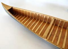 Miniature Model Wooden Canoe American Circa 1950s - 3630918