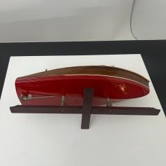 Miniature Motorboat by Chris Craft Wood Metal and Lacquer USA circa 1950 - 4219410