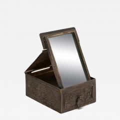 Miniature Repouss Traveling Mirror - 4173753