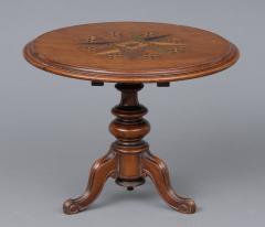 Miniature Tunbridgeware Tilt top Table Circa 1860 - 1605992