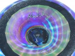 Miniature Vintage Iridescent Art Glass Vase - 4096549