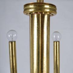 Minimal Brass 1960s Chandelier - 3062343