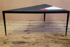 Minimal Triangle Coffee Table Mosaic Netherlands Circa 1960 - 1284794