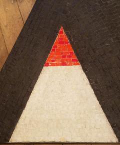 Minimal Triangle Coffee Table Mosaic Netherlands Circa 1960 - 1284799