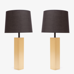 Minimalist Brushed Brass Lamps by L Paul Brayton Ltd  - 291797