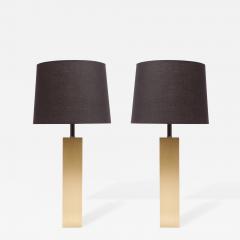 Minimalist Brushed Brass Lamps by L Paul Brayton Ltd  - 292037
