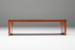Minimalist church bench in solid wood 1950s - 2257990